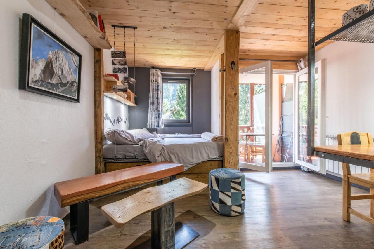 Modern Apt With Mont-Blanc View Chamonix Kültér fotó